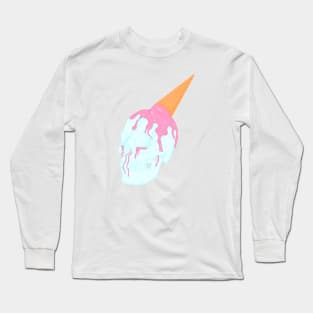 Ice Cream Skull Long Sleeve T-Shirt